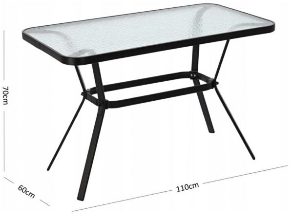 Záhradný stôl 110 x 60 x 70 cm
