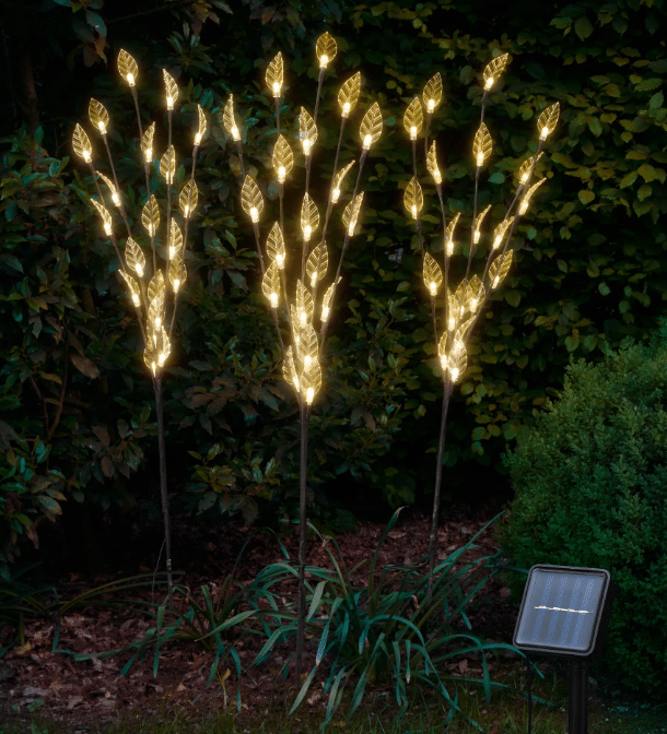 Solárna lampa Listy 60cm