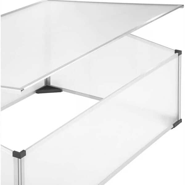 Záhradný skleník alu polykarbonát 100 x 60 x 40 cm